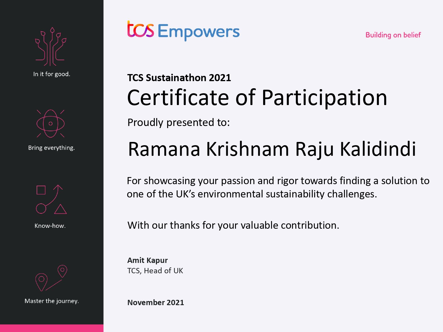 Certification 30